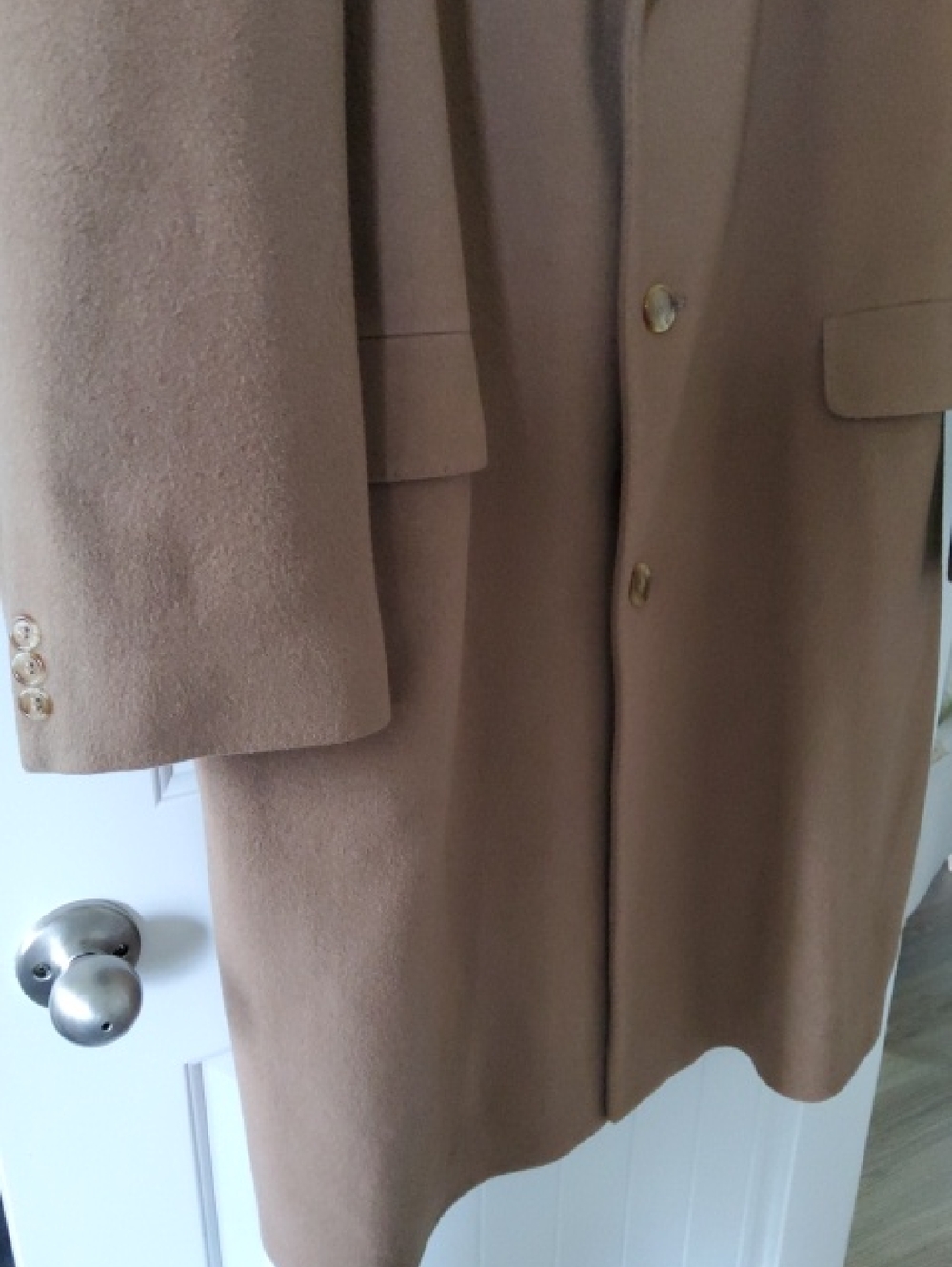 100% Cashmere Coat - Camel 48 R - Picture 11 of 16